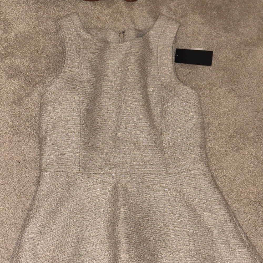Banana Republic beige peplum top NWT